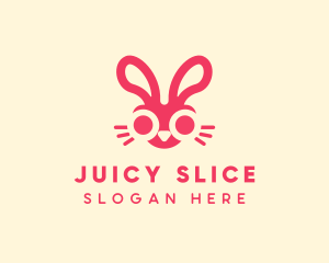 Bunny Rabbit Face logo design