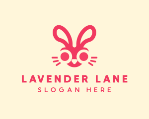 Bunny Rabbit Face logo design