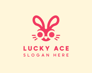 Bunny Rabbit Face logo design