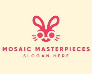 Bunny Rabbit Face logo design