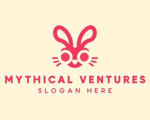 Bunny Rabbit Face logo design