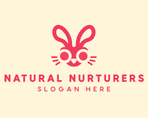 Bunny Rabbit Face logo design