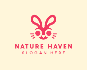 Bunny Rabbit Face logo design