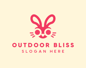 Bunny Rabbit Face logo design