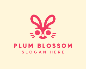 Bunny Rabbit Face logo design