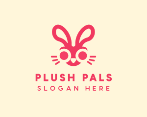 Bunny Rabbit Face logo design