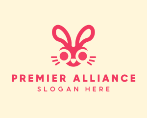 Bunny Rabbit Face logo design