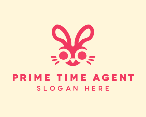 Bunny Rabbit Face logo design