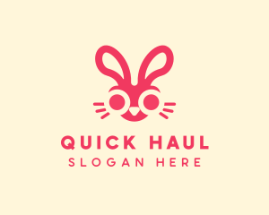 Bunny Rabbit Face logo design