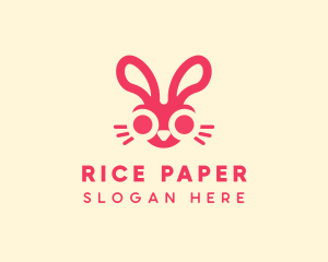 Bunny Rabbit Face logo design