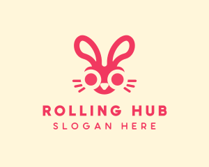 Bunny Rabbit Face logo design