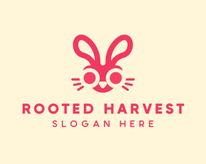 Bunny Rabbit Face logo design