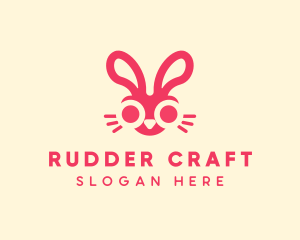 Bunny Rabbit Face logo design