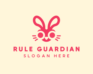 Bunny Rabbit Face logo design