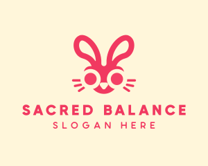 Bunny Rabbit Face logo design