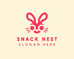 Bunny Rabbit Face logo design