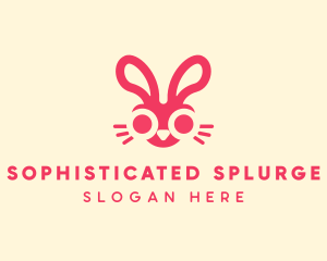 Bunny Rabbit Face logo design