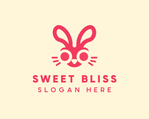 Bunny Rabbit Face logo design