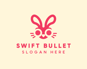 Bunny Rabbit Face logo design