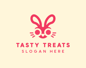 Bunny Rabbit Face logo design