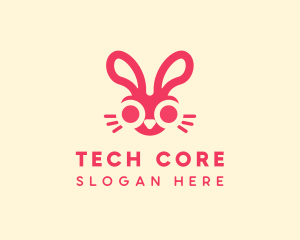 Bunny Rabbit Face logo design