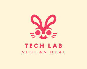 Bunny Rabbit Face logo design