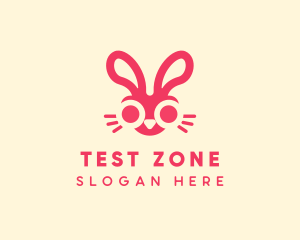 Bunny Rabbit Face logo design