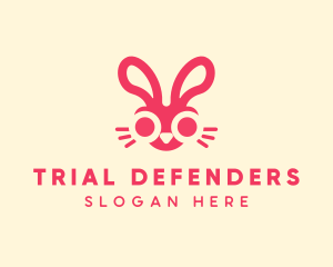 Bunny Rabbit Face logo design