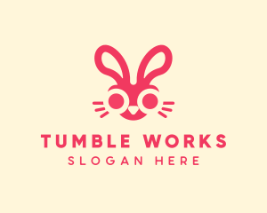 Bunny Rabbit Face logo design