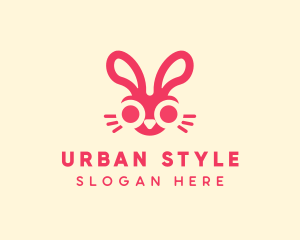 Bunny Rabbit Face logo design