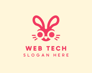 Bunny Rabbit Face logo design