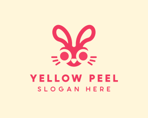 Bunny Rabbit Face logo design