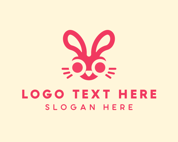 Bunny Rabbit logo example 4