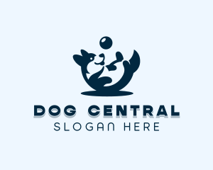 Corgi Dog Training logo design