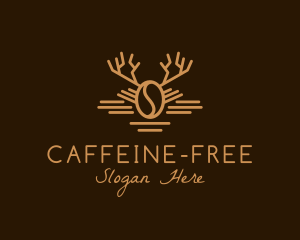 Antler Coffee Bean logo design