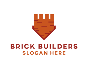 Brick Castle Shield  logo design