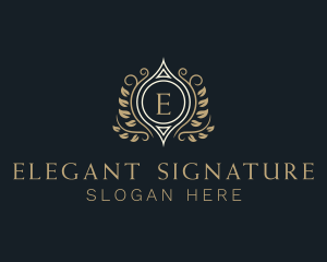 Luxurious Beauty Ornament logo design