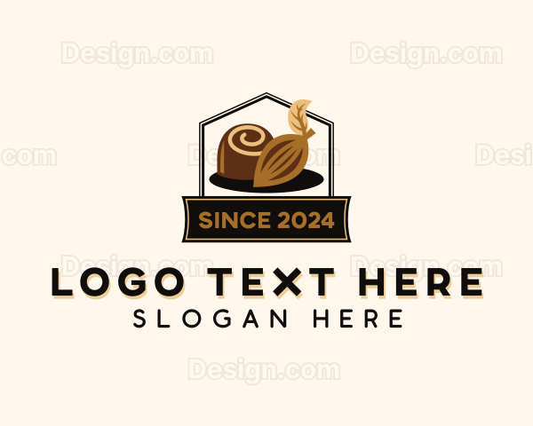 Chocolate Cocoa Snack Logo