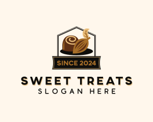 Chocolate Cocoa Snack logo design