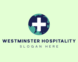 Global Health Cross  logo design