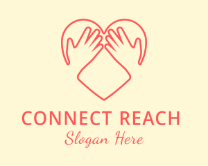 Hand Holding Heart logo