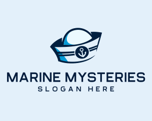 Sailor Hat Marine logo design