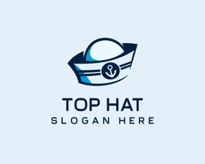 Sailor Hat Marine logo design