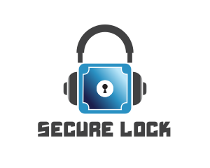 Headphones Vault Lock logo