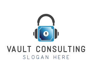 Headphones Vault Lock logo