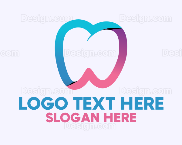 Healthy Dental Tooth Logo