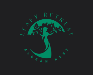 Female Tree Beauty logo design