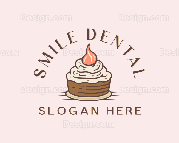 Sweet Cupcake Pastry Logo