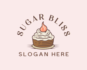 Sweet Cupcake Pastry logo design