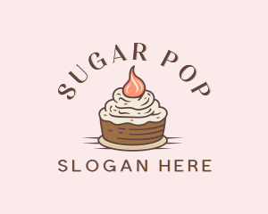 Sweet Cupcake Pastry logo design